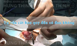 cắt bao quy đầu có đau không