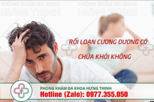 rối loạn cương dương có chữa được không